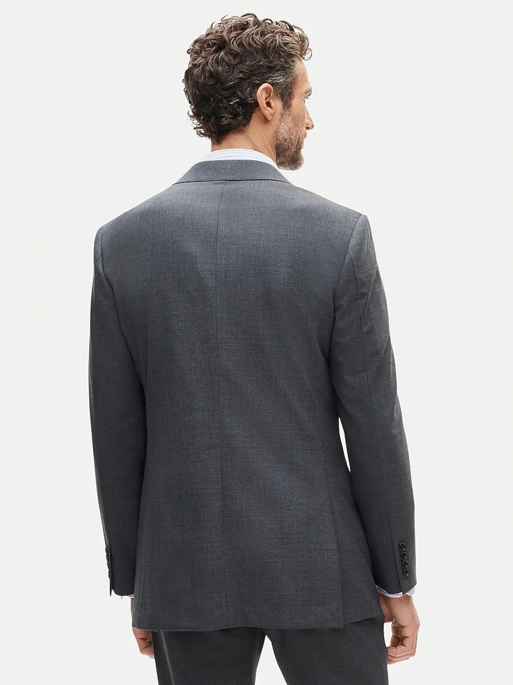 J. Crew Ludlow Blazer Sport Coat 36R Wool Gray Cocktail Wedding Formal Preppy